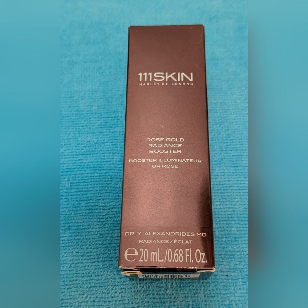 New Never Used Luxury Skincare 111SKIN Rose Gold Radiance Booster